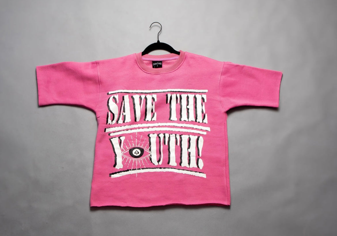 “SaveTheYOUTH” Cropped Tee