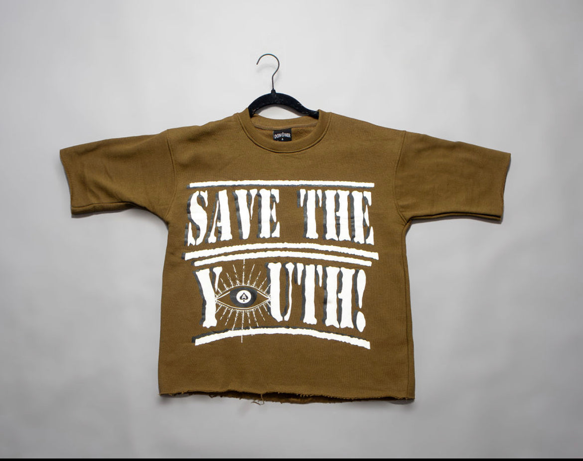 “SaveTheYOUTH” Cropped Tee