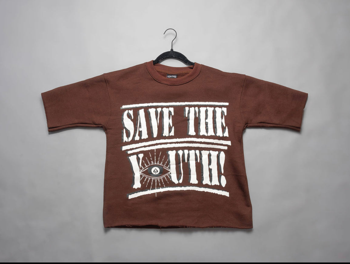 “SaveTheYOUTH” Cropped Tee